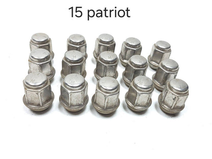 12 - 16 Jeep Patriot Wheel Lug Nut 15pcs OEM 54k Miles