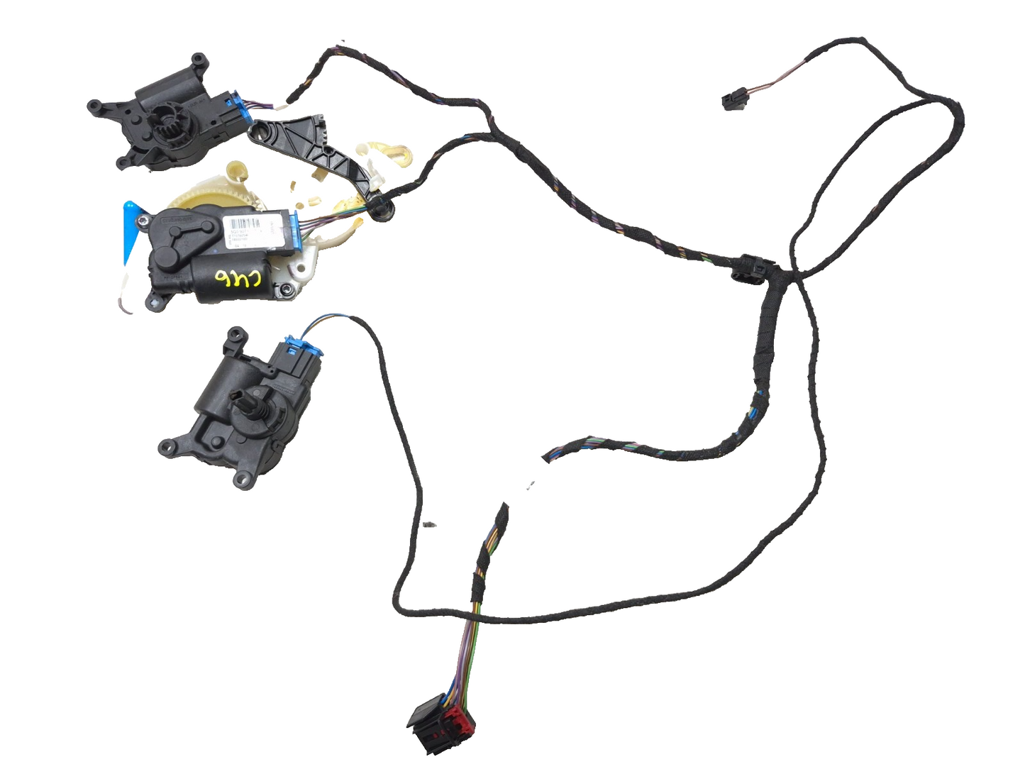 2015 Volkswagen Golf HVAC Flap Motor Door Actuator & Wiring Harness  OEM