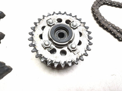 2021 Kawasaki Z125 Pro Br125j Rear Hub W/ Sprocket Assy & Drive Chain OEM