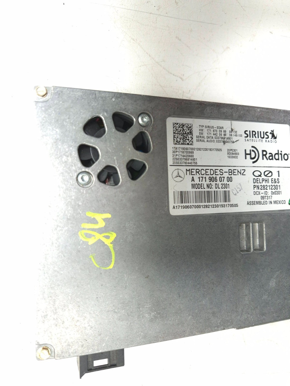 2010 Mercedes S400 Satellite Radio Receiver Module OEM