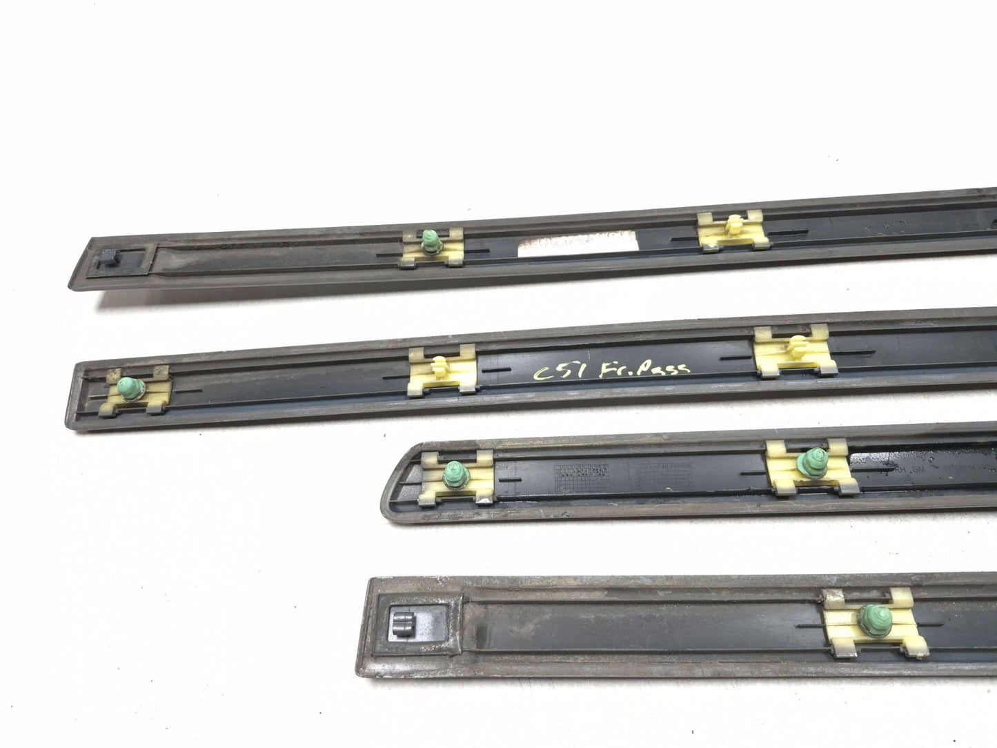 2007 Saab 9-5 Aero Door Body Trim Molding Strip 4pcs OEM