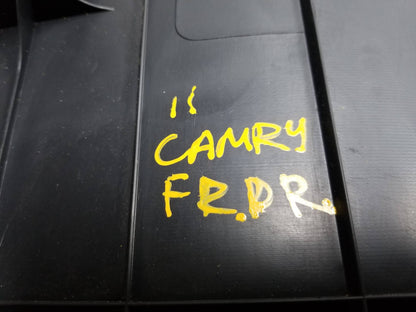 2007-2011 Toyota Camry Window Seat Back Trim Cover Front Driver Side Left OEM