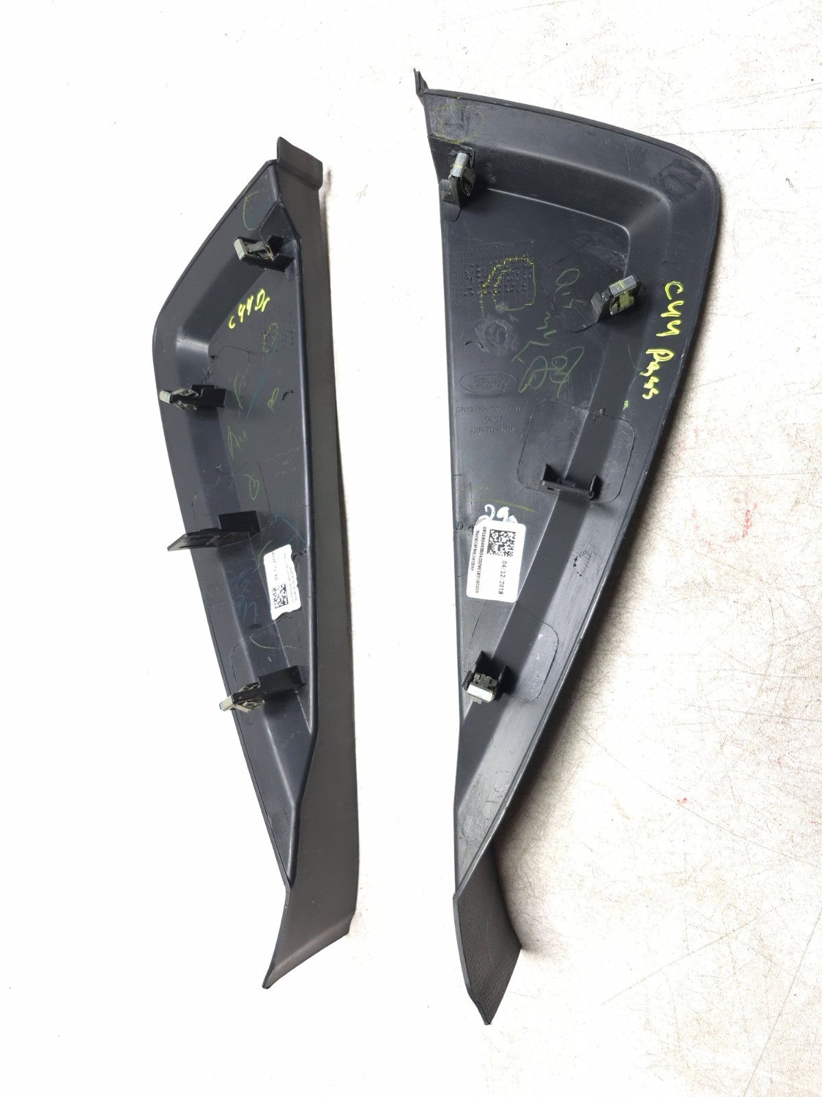 2019 Ford Ecosport Dash End Cap Cover Left & Right Pair OEM