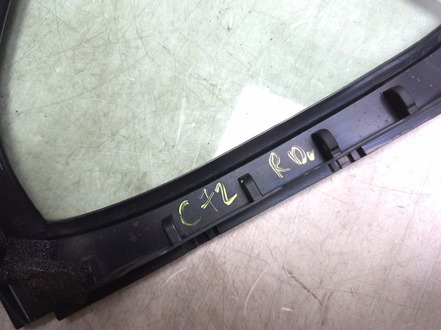 2009 Lexus IS250 Rear Door Quarter Window Glass Left Driver Side OEM