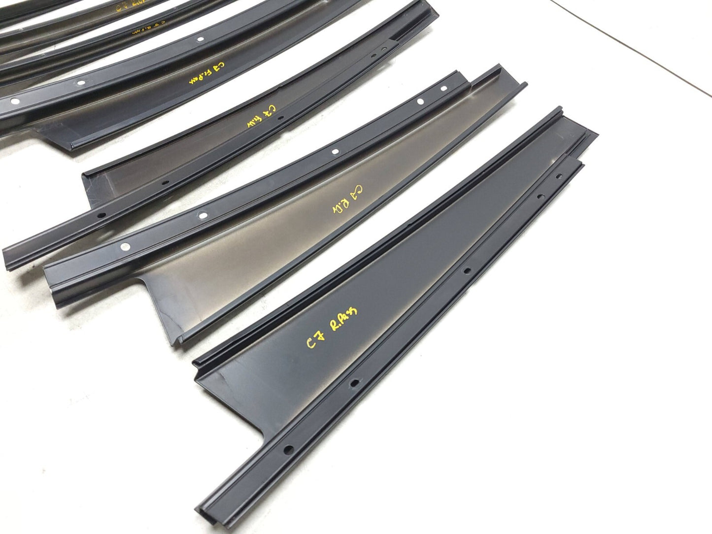 2007 - 2013 BMW X5 E70 Exterior Door Pillar Molding Trim Left & Right OEM