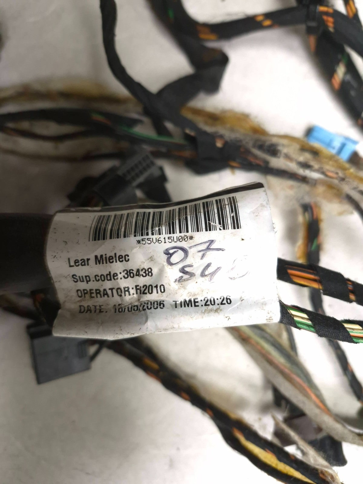 2007 Volvo S40 Interior Wire Wiring Harness 30724667ac OEM