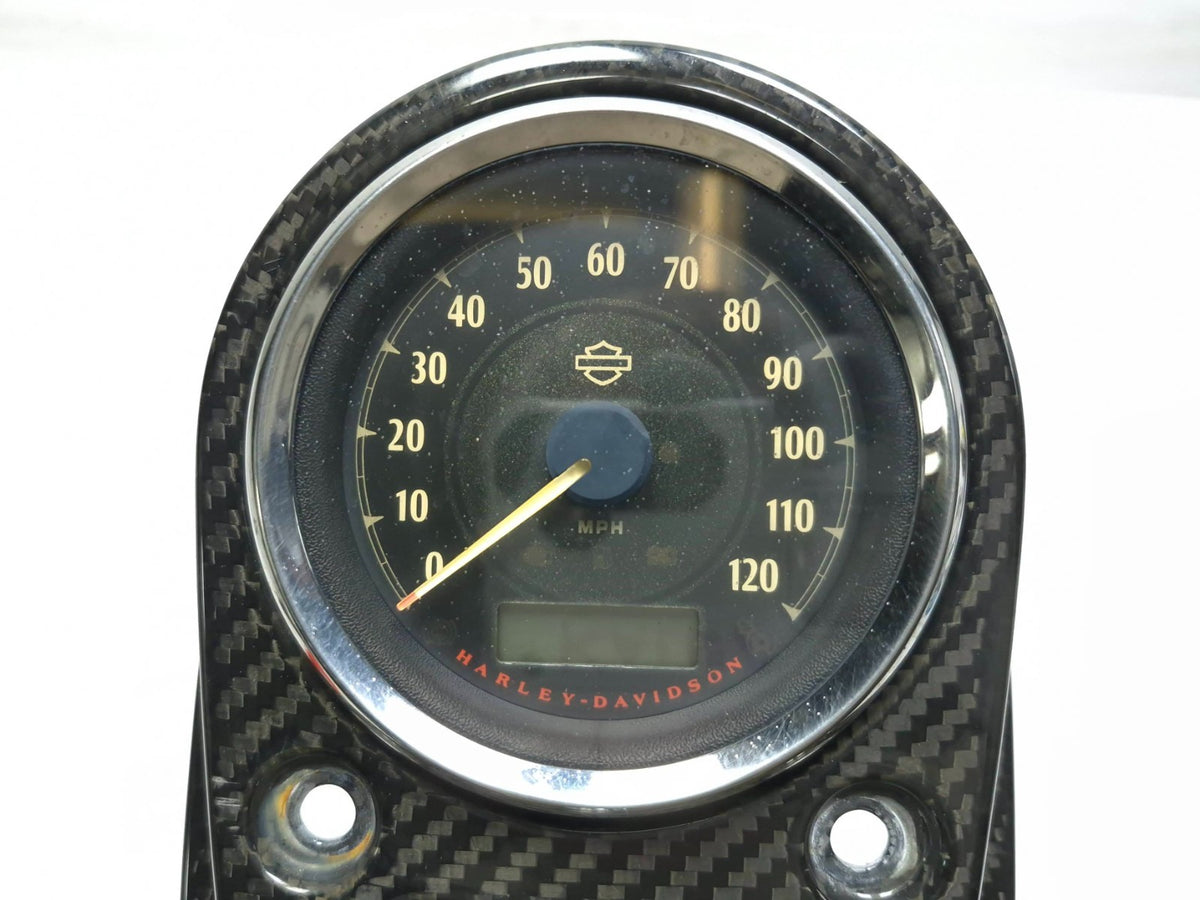 2012-2017 Harley Dyna Street Bob Fxdb Carbon Console Speedometer Gauge OEM