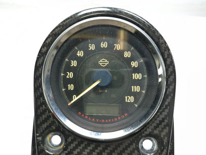 2012-2017 Harley Dyna Street Bob Fxdb Carbon Console Speedometer Gauge OEM