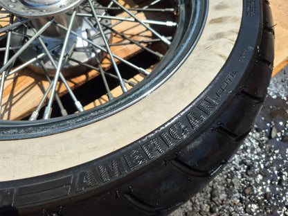 2004 Kawasaki Vulcan 800 Vn800 Wheel Rim W/ Tire Front & Rear Em
