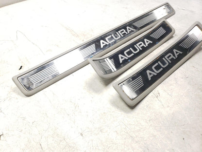2009 - 2014 Acura Tsx Door Sill Scuff Plate Trim Panel Front & Rear 3pcs  OEM