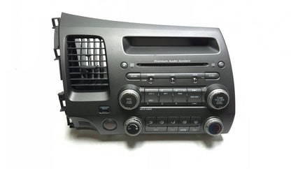 2006-2011 Honda Civic Cd Radio Receiver W/ Trim Bezel OEM