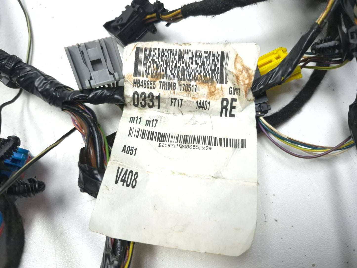 2017 Ford Transit Connect Xl Dashboard Wiring Harness OEM