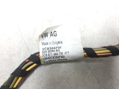 2009 - 2017 Volkswagen Cc Front Seat Wire Harness Passenger Right OEM