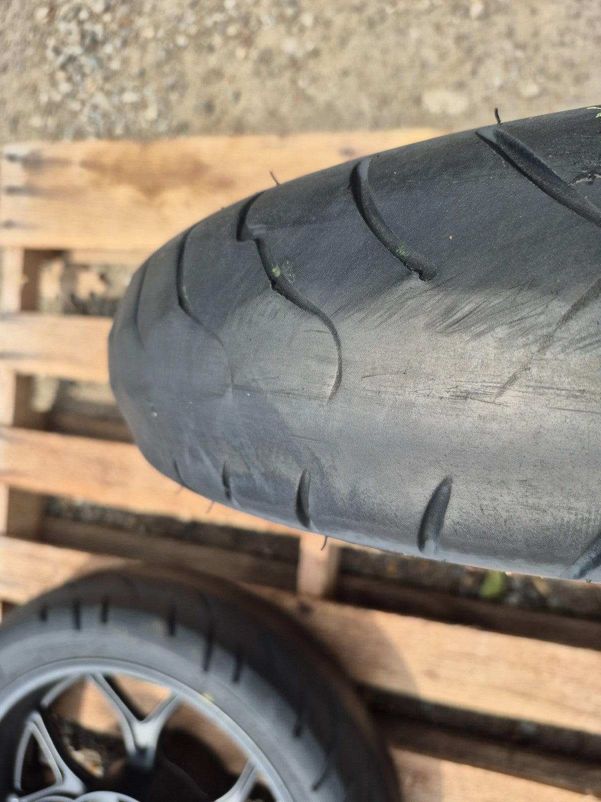 2015 Honda Ctx700n Wheel Rim & Tire Front & Rear *straight* OEM