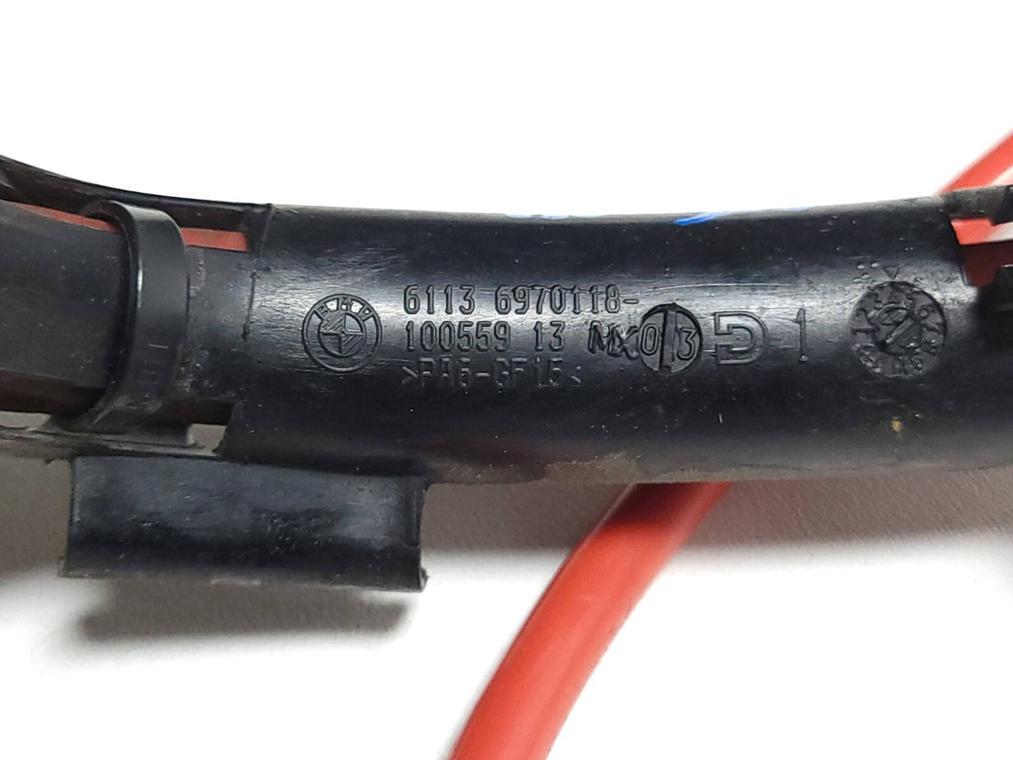 2014 BMW F15 X5 X6 Under Floor Positive Battery Cable Wire Harness OEM