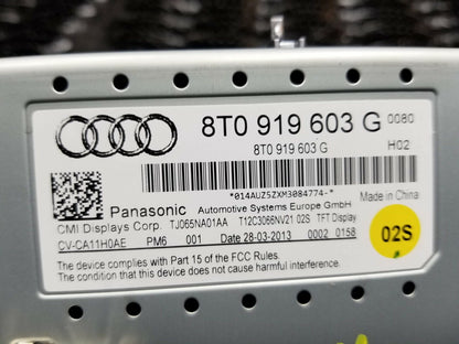 2013 Audi A4 Information Display Screen OEM