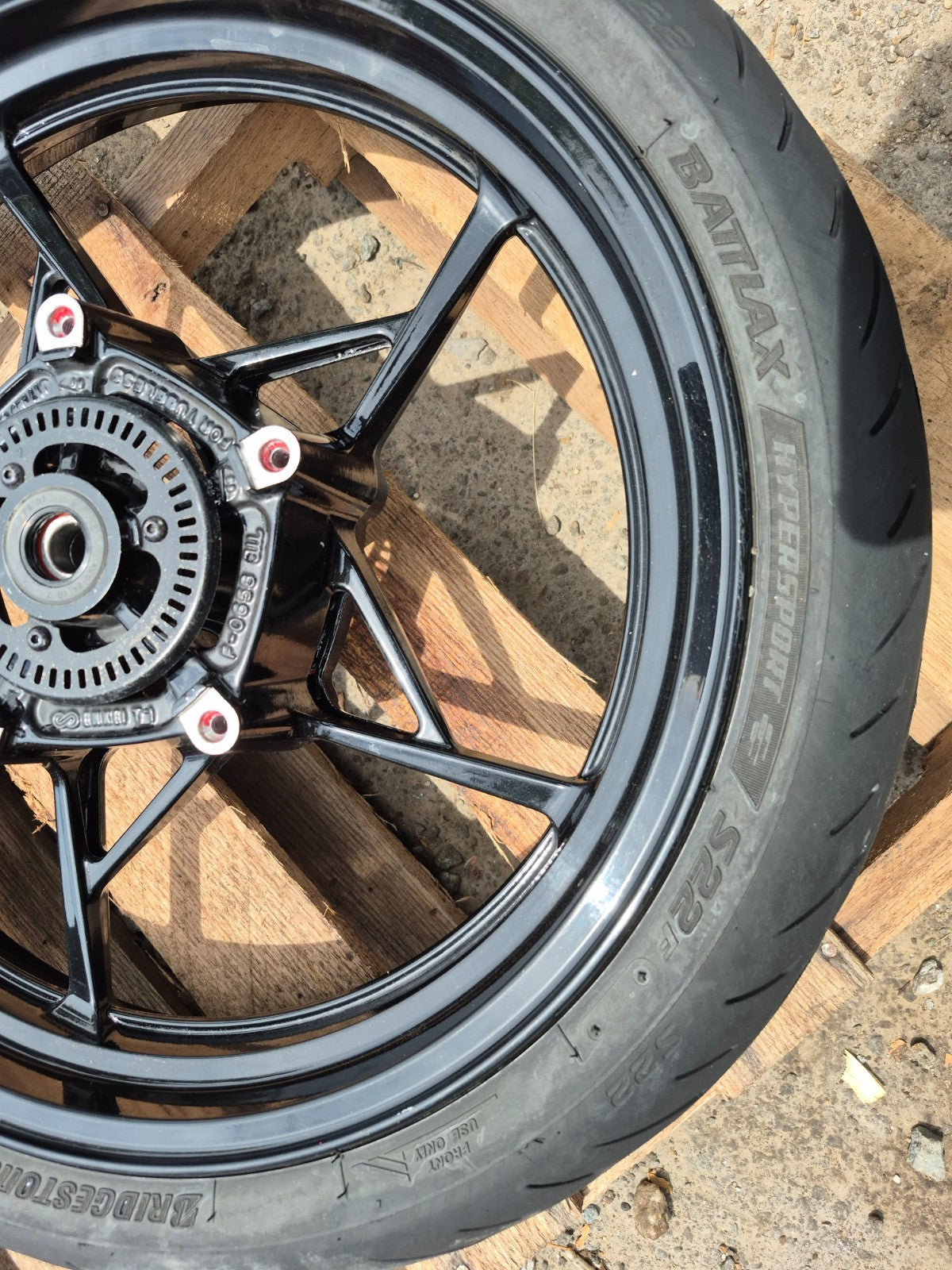 2019 Kawasaki Z400 Er400d Wheel Rim & Tire Front & Rear *straight* OEM