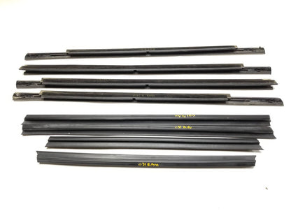 2012 Jeep Grand Cherokee Door Glass Belt Seal Molding Set OEM