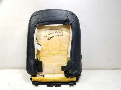 2006 Lexus Is350 Front Passenger Seat Backrest Upper Cushion OEM