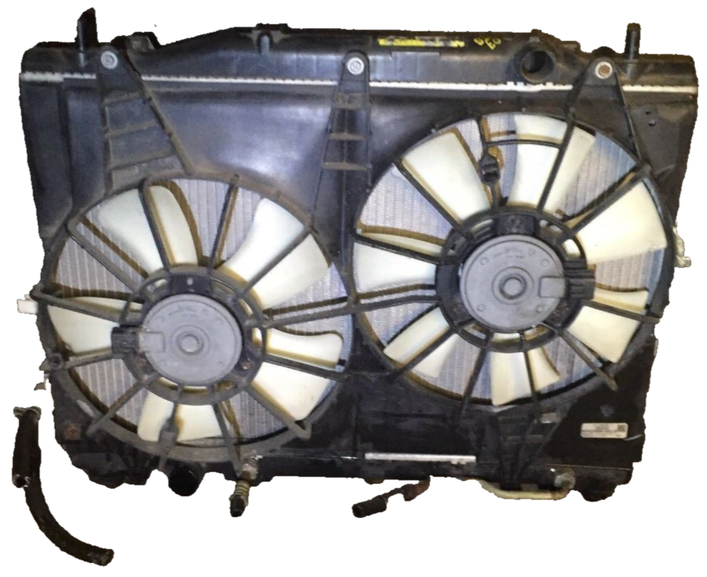 2007 Cadillac CTS Radiator Shroud Cooling Fan Condenser OEM
