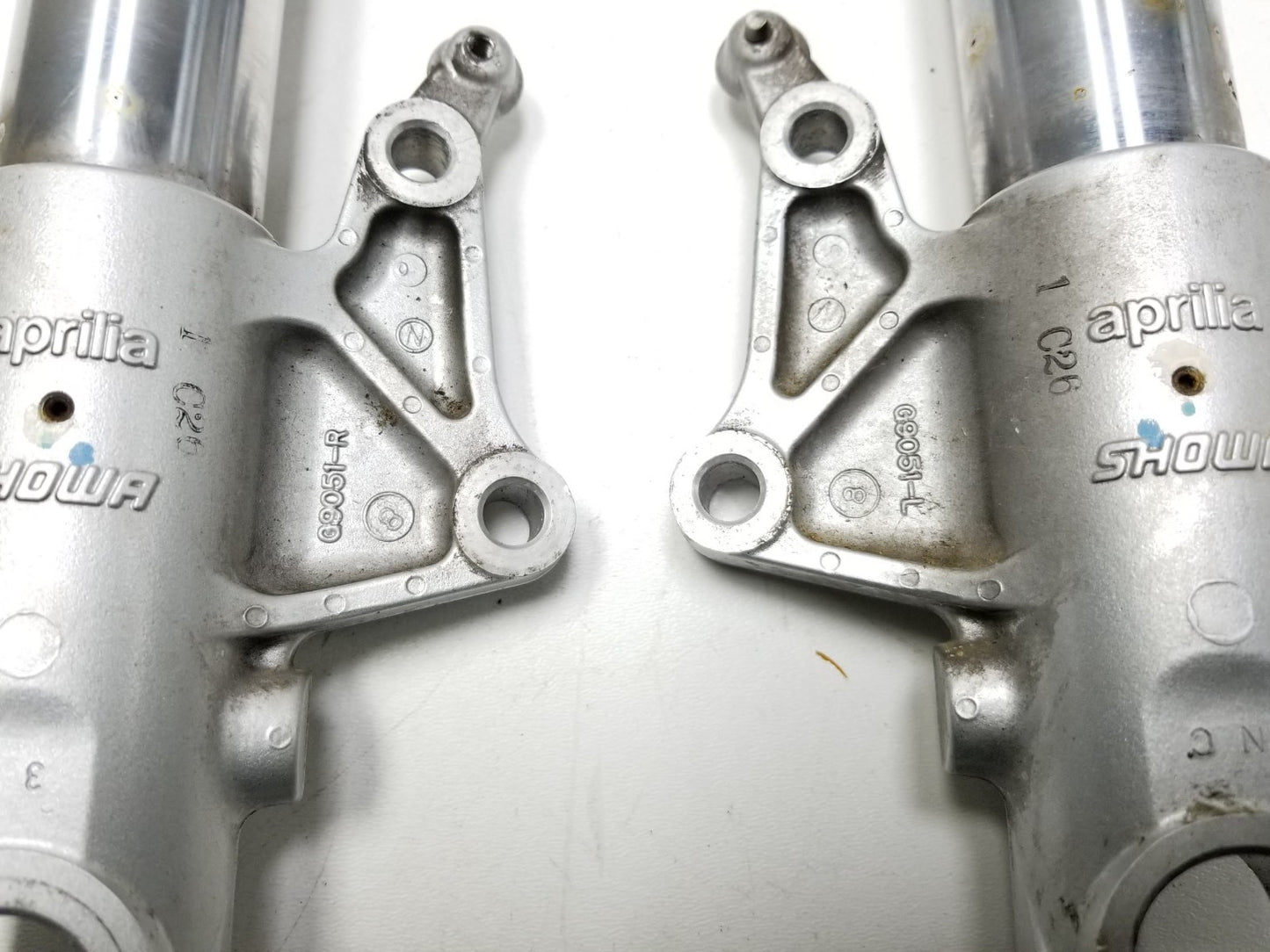 2002 Aprilia Rst Futura  Front Left & Right Shock Absorber Pair OEM