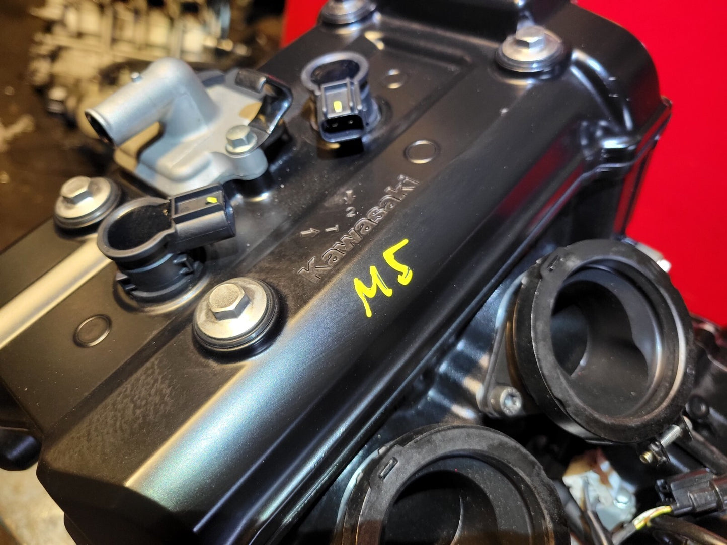 2023 Kawasaki Ex650 Engine Motor 2247 Miles * Has Some Damage* ✅