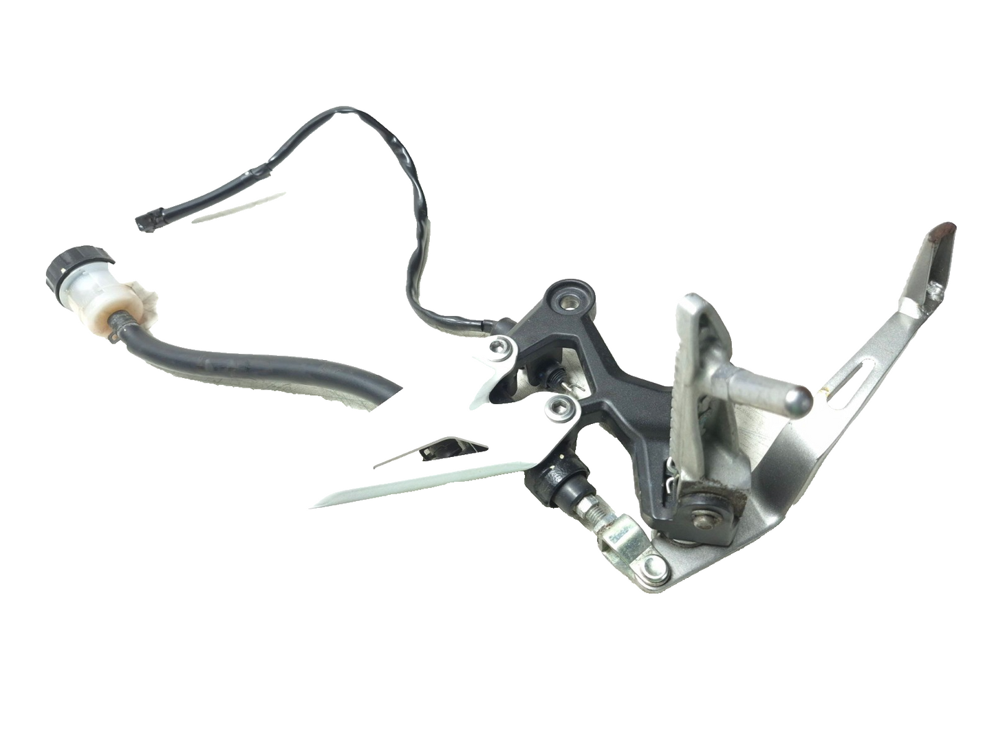 2019 Kawasaki Z400 Er400d Right Footrest & Brake Master Cylinder W/ Pedal OEM