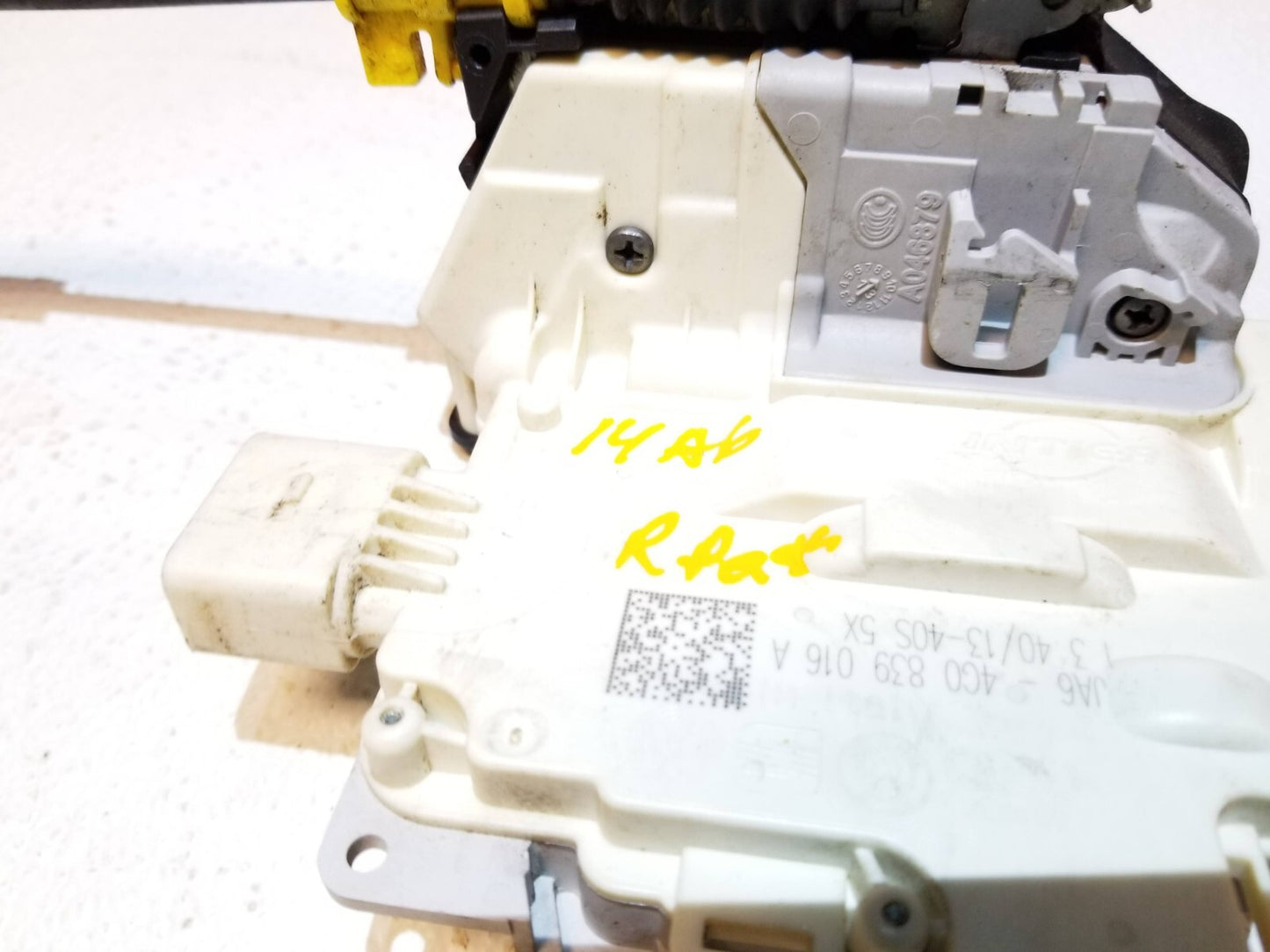 2014 Audi A6 Rear Passenger Door Lock Latch Actuator OEM