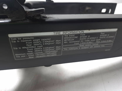 2012 Honda Nc700x Swingarm OEM