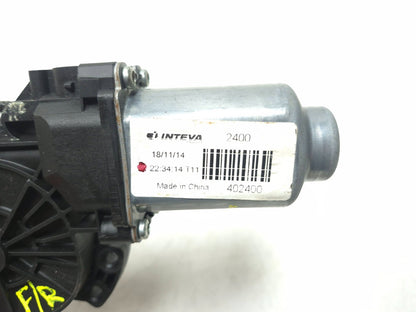 2015 Kia Optima Front Door Window Regulator Motor Passenger Side OEM