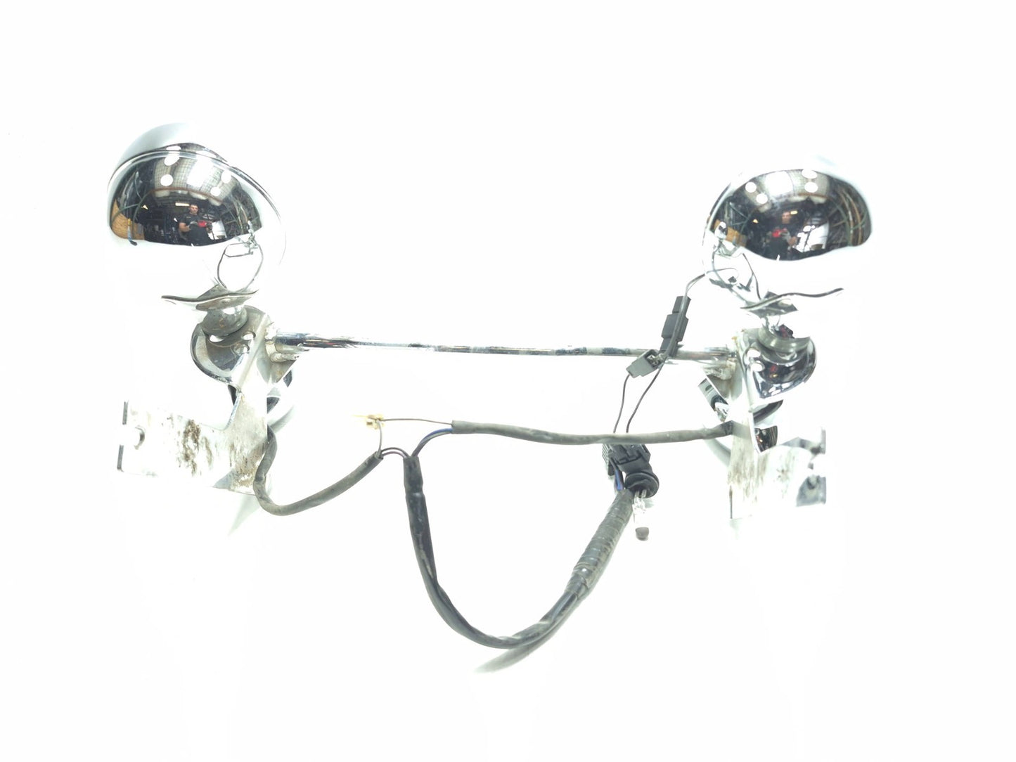 1996-2013 Harley-davidson Electra Glide Flht Front Spot Light Turn Signal Bar