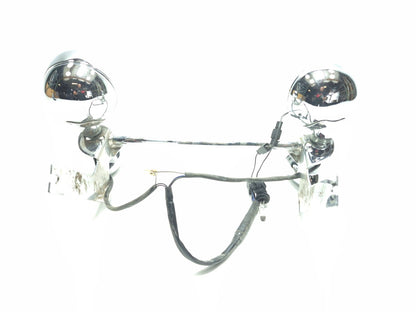 1996-2013 Harley-davidson Electra Glide Flht Front Spot Light Turn Signal Bar