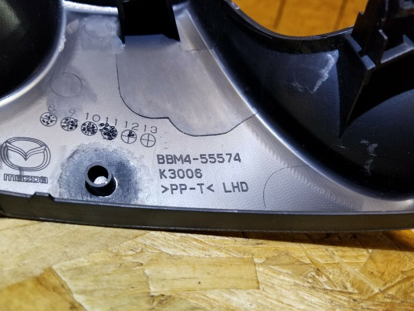 10 11 12 13 Mazda 3 Driver Side Center Console Trim OEM