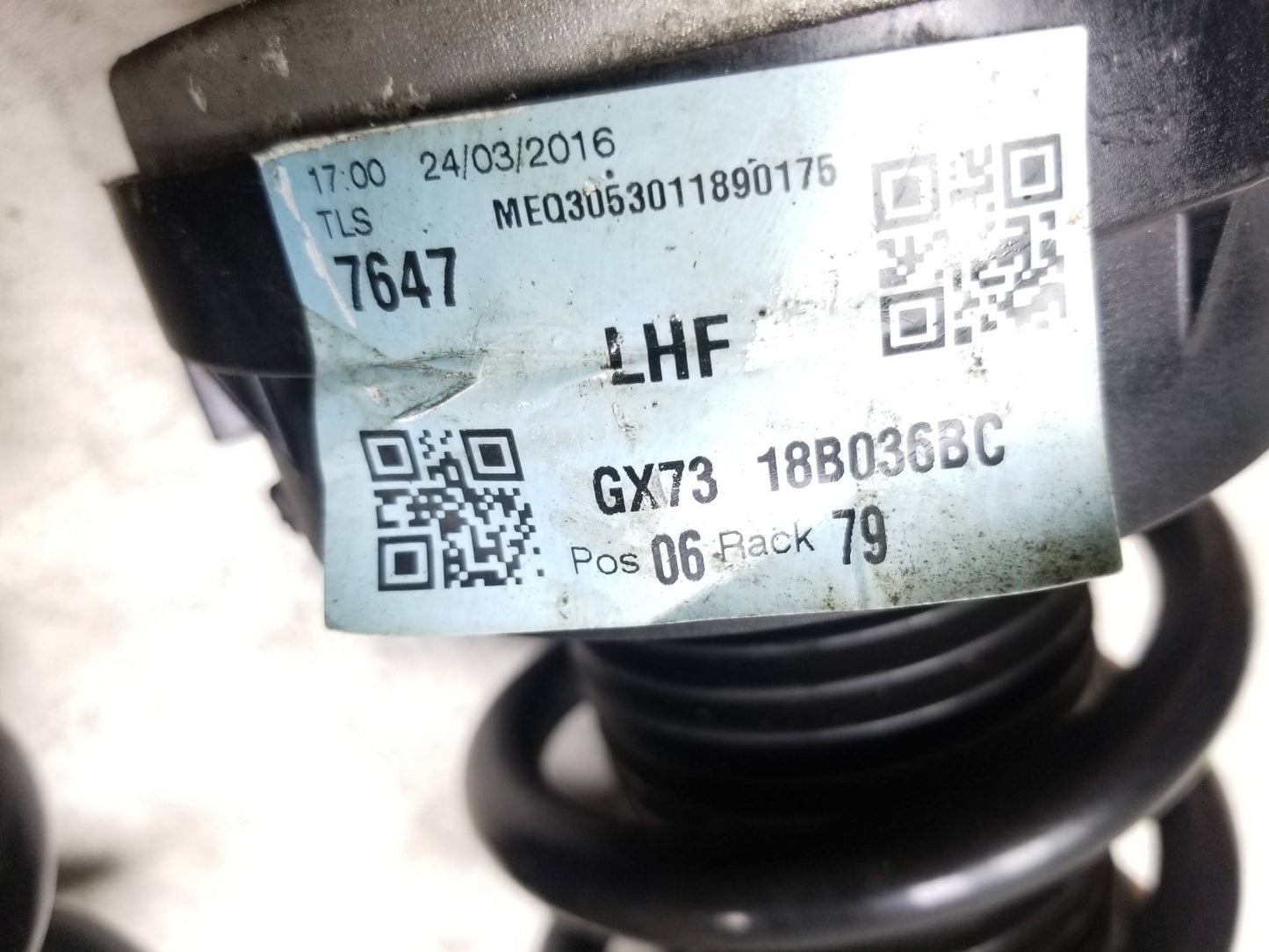 2017 Jaguar Xe Suspension Shock Absorber Strut Non-adaptive W/ Spring OEM