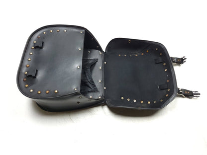 1998 - 2016 Yamaha V Star 650 Xvs650 Leather Saddlebag 2pcs OEM