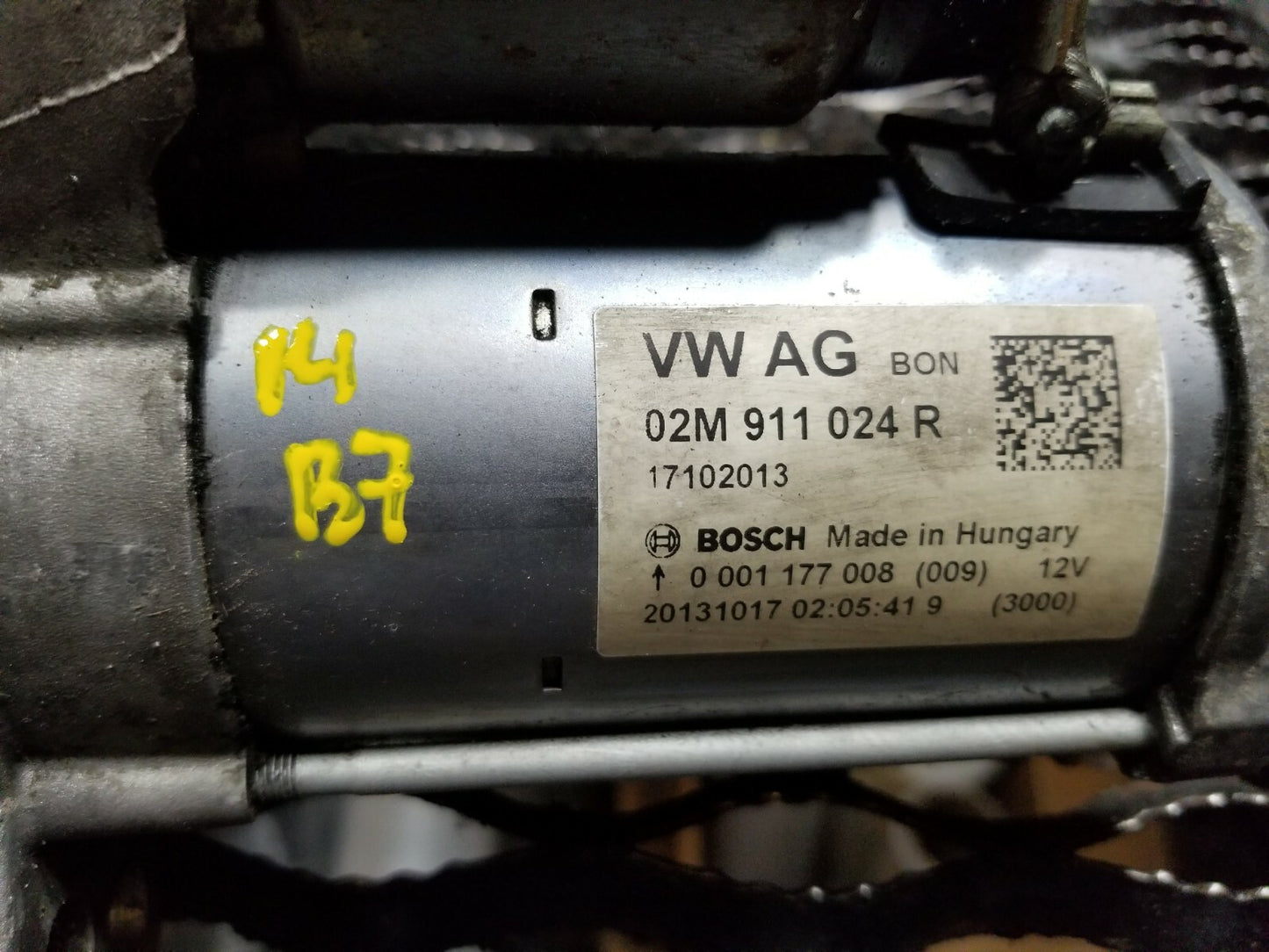 2014 Volkswagen Passat Starter Motor OEM