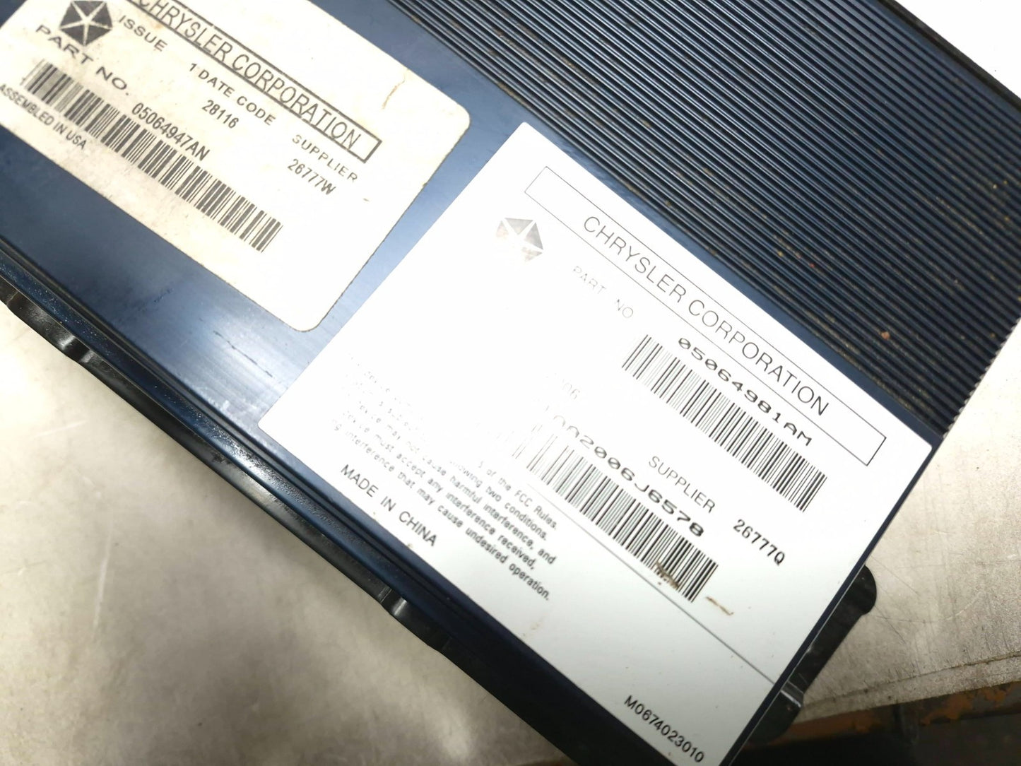 2017 Dodge Journey Audio Amplifier & Bracket OEM