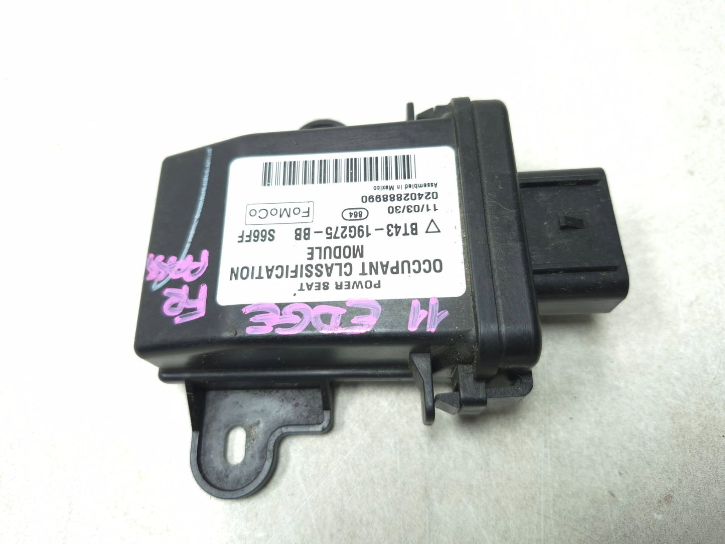 2011 Ford Edge Front Right Passenger Seat Occupant Modul  OEM