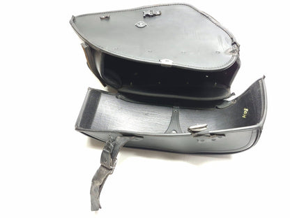 Viking Bags Leather Saddlebags Harley Dyna Fat Bob Fxdf 2008-2017 Hard Mount OEM