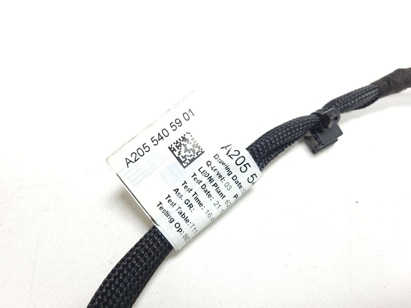 2015-2018 Mercedes C300 W205 Sedan Door Wire Harness Front Driver Side Lh OEM