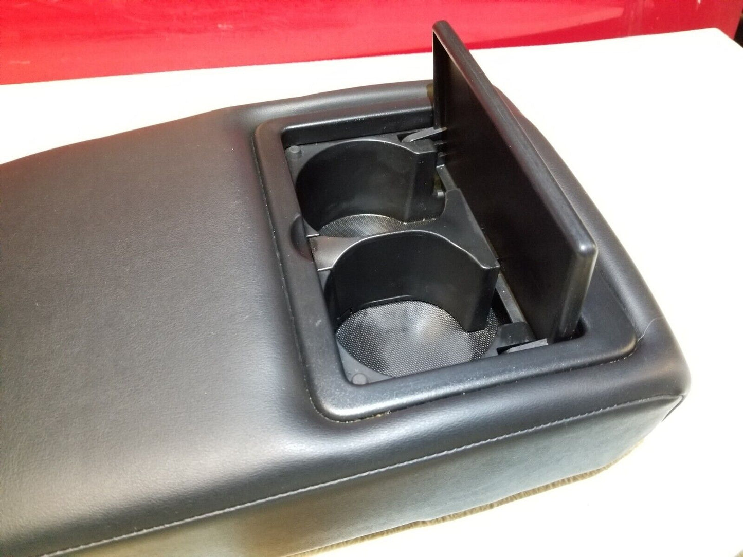 16 17 18 19 Infiniti Q50 Center Armrest W/ Cup Holder Leather Rear Seat OEM