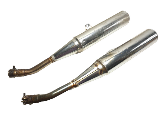 2007 Kawasaki Ninja 250 Ex250 Exhaust Muffler Left & Right OEM