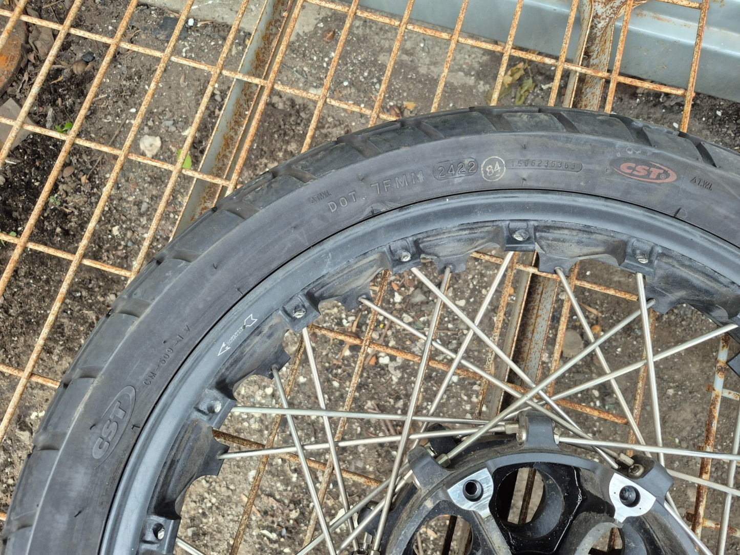 2023 Csc Rx3 Rx4 Adventure Rear & Front Wheel W/ Tire Pair R 19 R 17 OEM