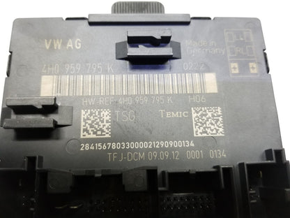 2013 Porsche Cayenne Door Control Module Rear Passenger Side Right OEM