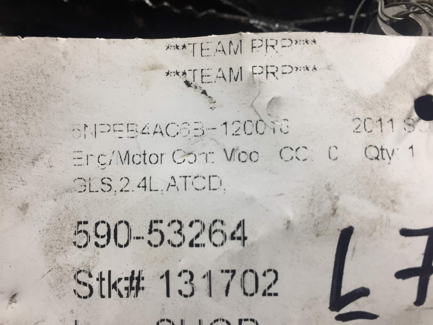 11 2011 Hyundai Sonata 2.4l Engine Computer Module Unit Ecm Ecu OEM OEM N1 52k