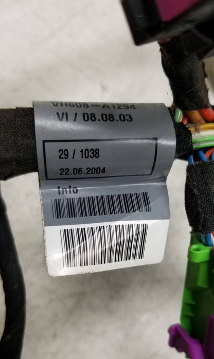 2005 Audi A8 Seat Wire Harness Front Passenger Side Right OEM