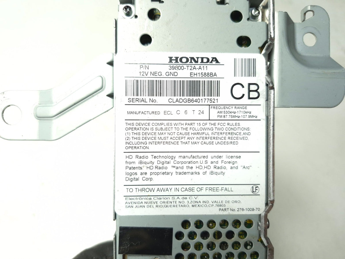 2017 Honda Accord Radio Tuner Module 39800-t2a-a11 OEM