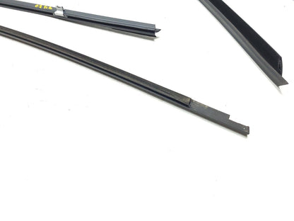 07-13 BMW E70 X5 Door Window Chanel Trim & Seal Front Driver Side Left 4pcs OEM