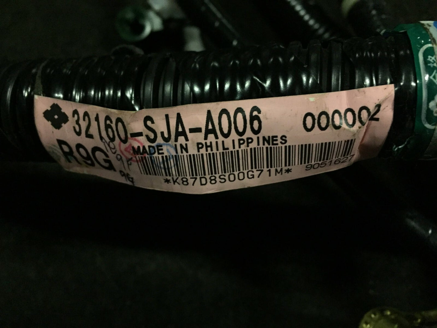 2006 Acura Rl Driver Side Floor Interior Body Wire Harness OEM