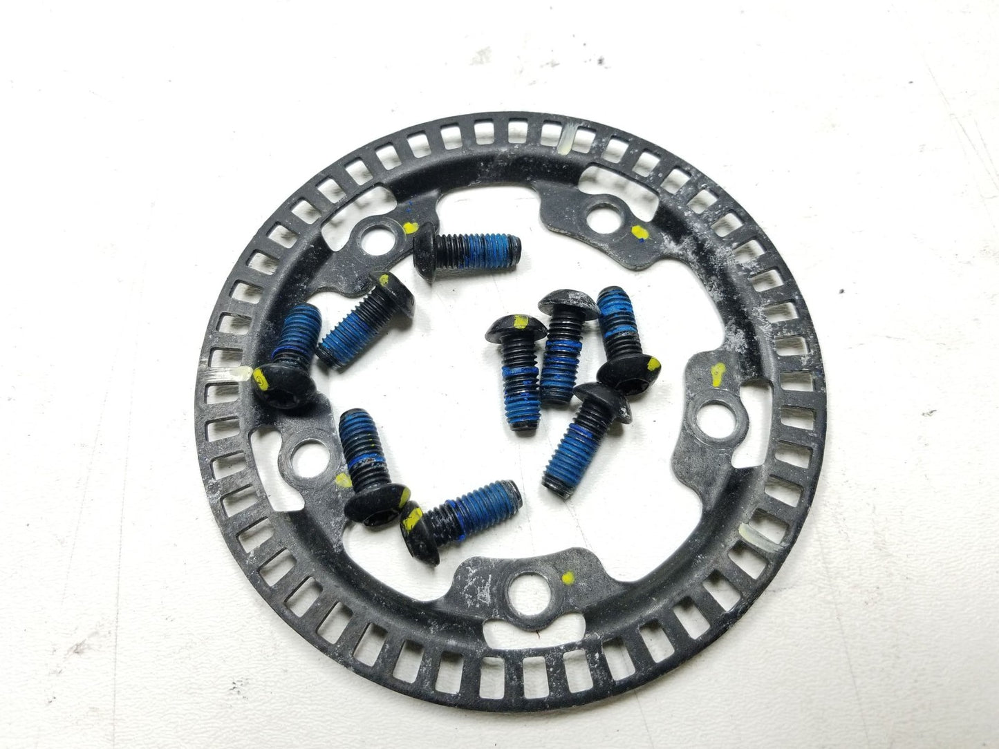 15 - 18 Ducati Monster 821 Front Brake Rotor Disc Left & Right W/ ABS Ring OEM